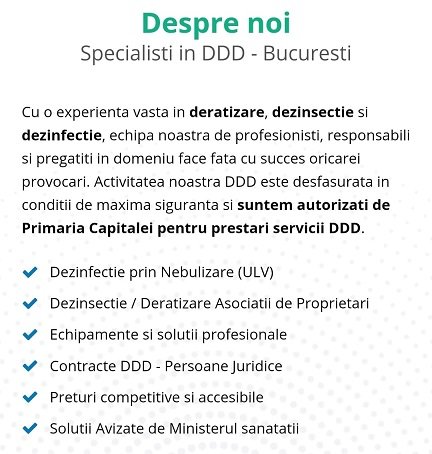 TotalPest - servicii DDD